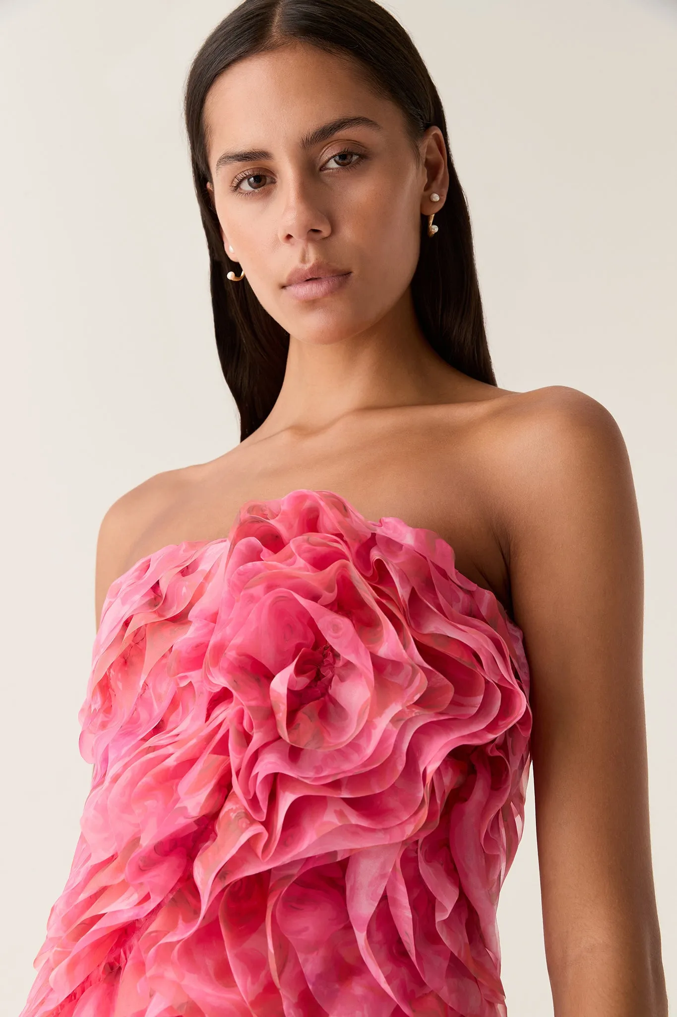 Charmed Rosette Ruffle Bustier sold by Aje product image thumbnail 4