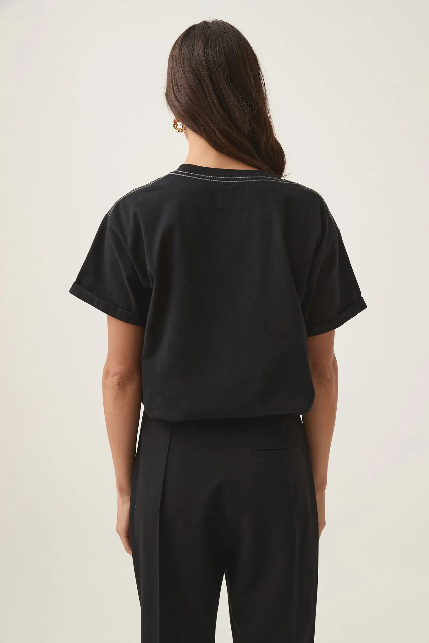 Glint Embellished Logo Tee sold by Aje product image thumbnail 5