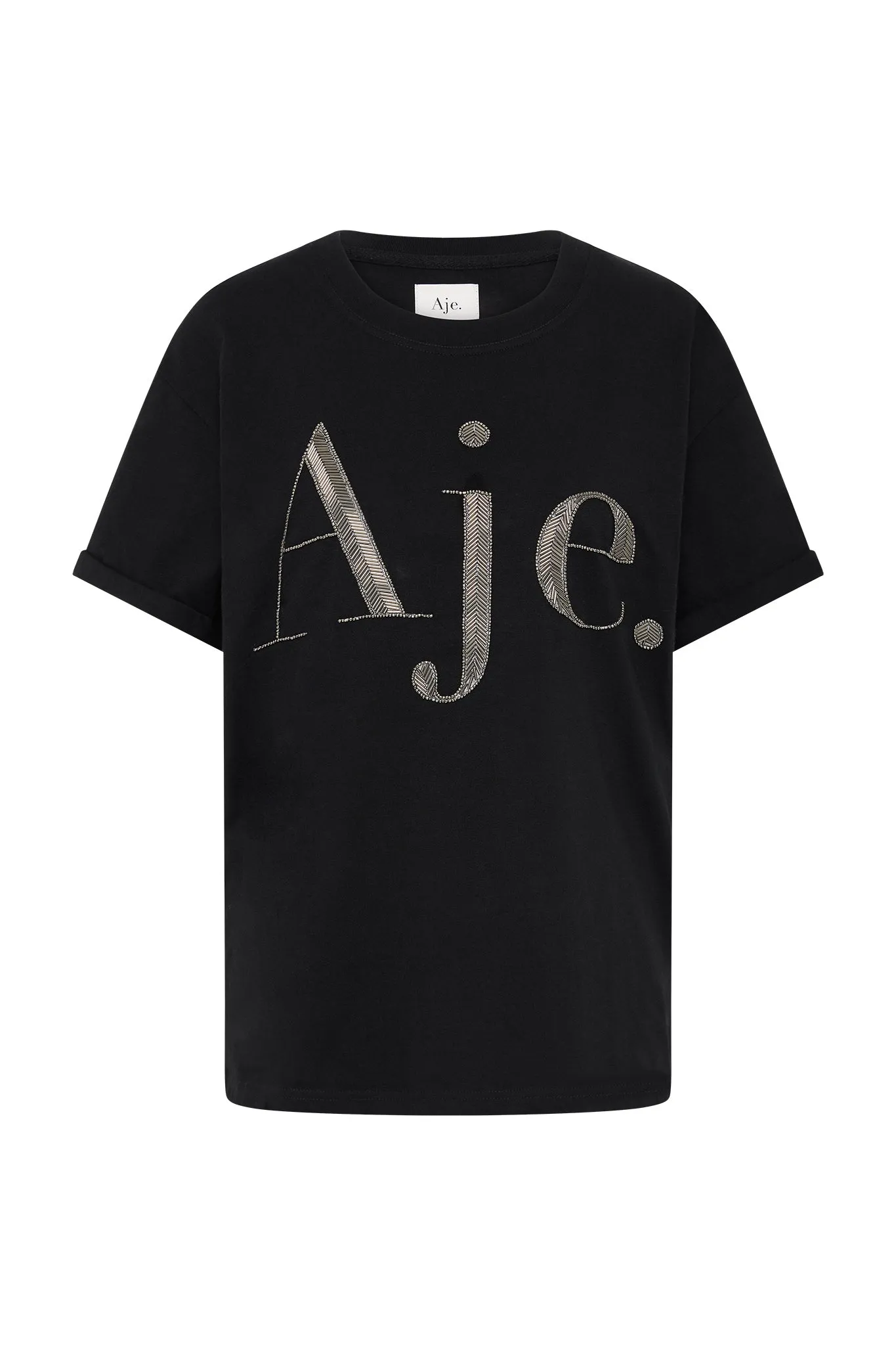 Glint Embellished Logo Tee sold by Aje product image thumbnail 2