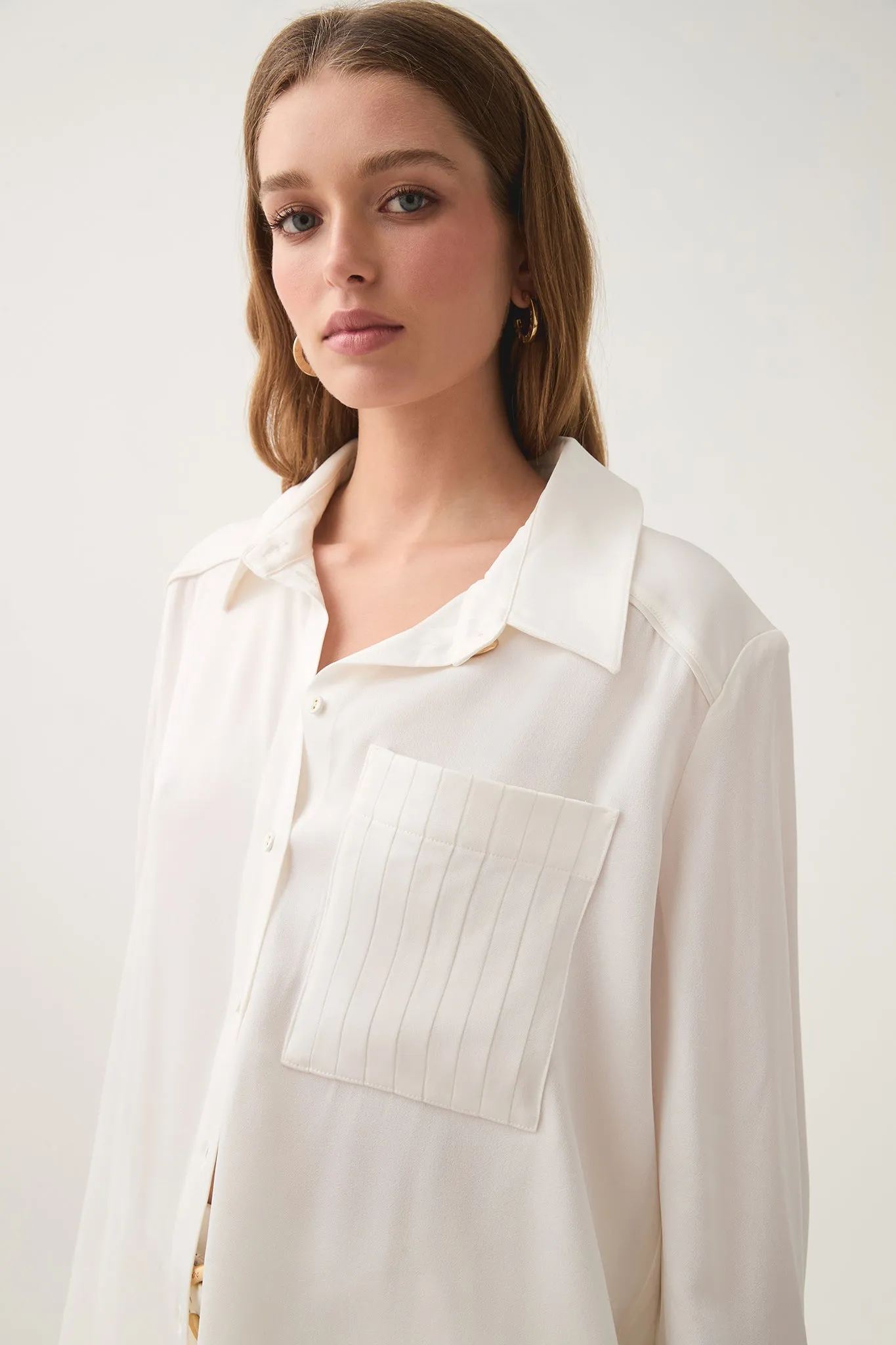 Audrey Pleat Pocket Shirt sold by Aje product image thumbnail 4
