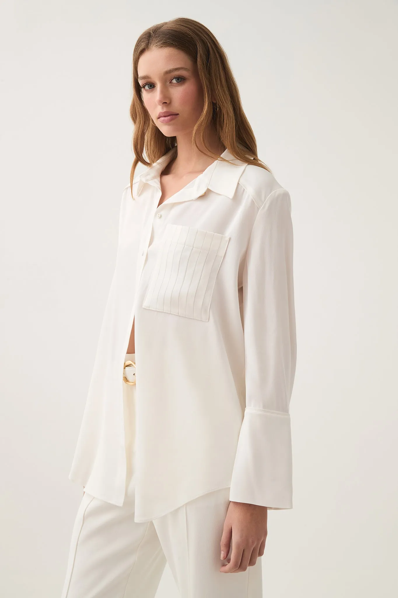 Audrey Pleat Pocket Shirt sold by Aje product image thumbnail 5