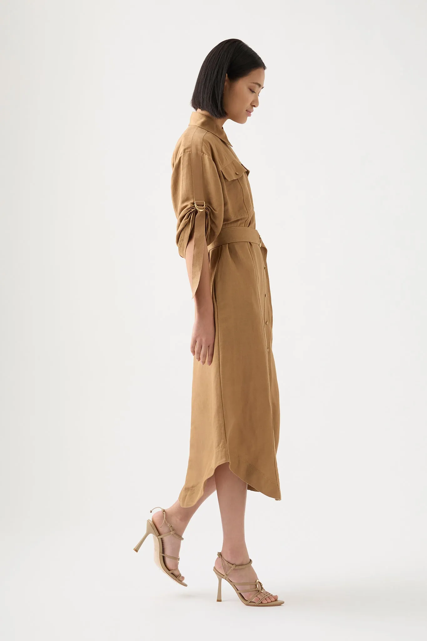 Signal Shirt Midi Dress sold by Aje product image thumbnail 3