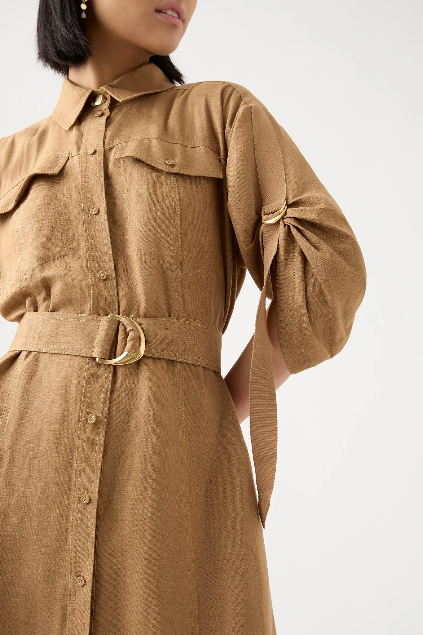 Signal Shirt Midi Dress sold by Aje product image thumbnail 4