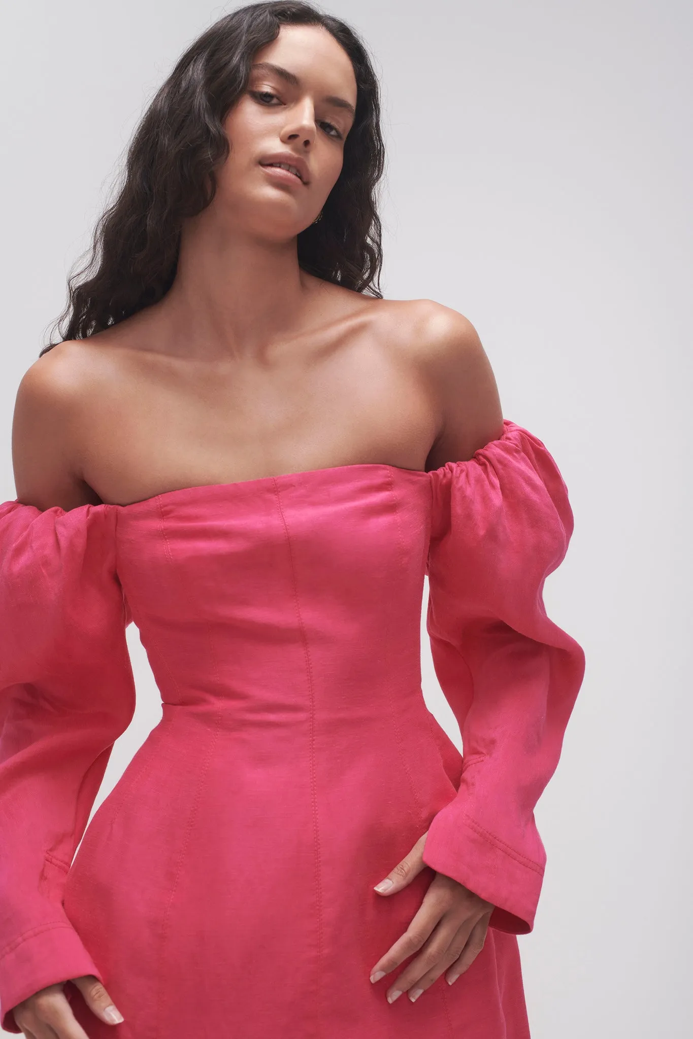 Baret Sleeved Mini Dress sold by Aje product image thumbnail 4