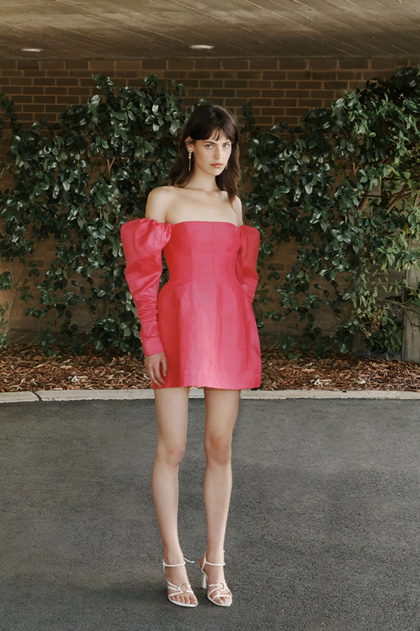 Baret Sleeved Mini Dress sold by Aje