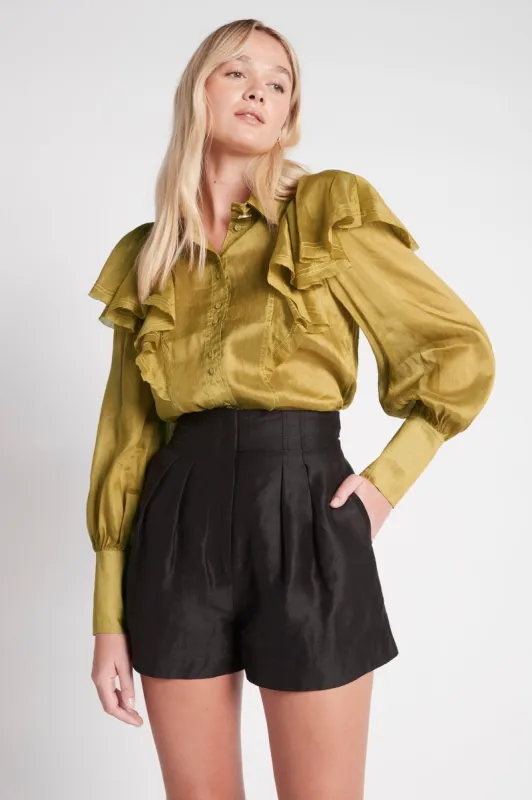 Kindred Frill Sleeve Blouse sold by Aje