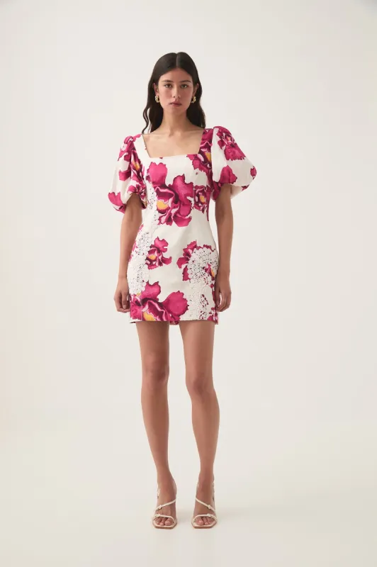 Solace Lace Trim Mini Dress sold by Aje