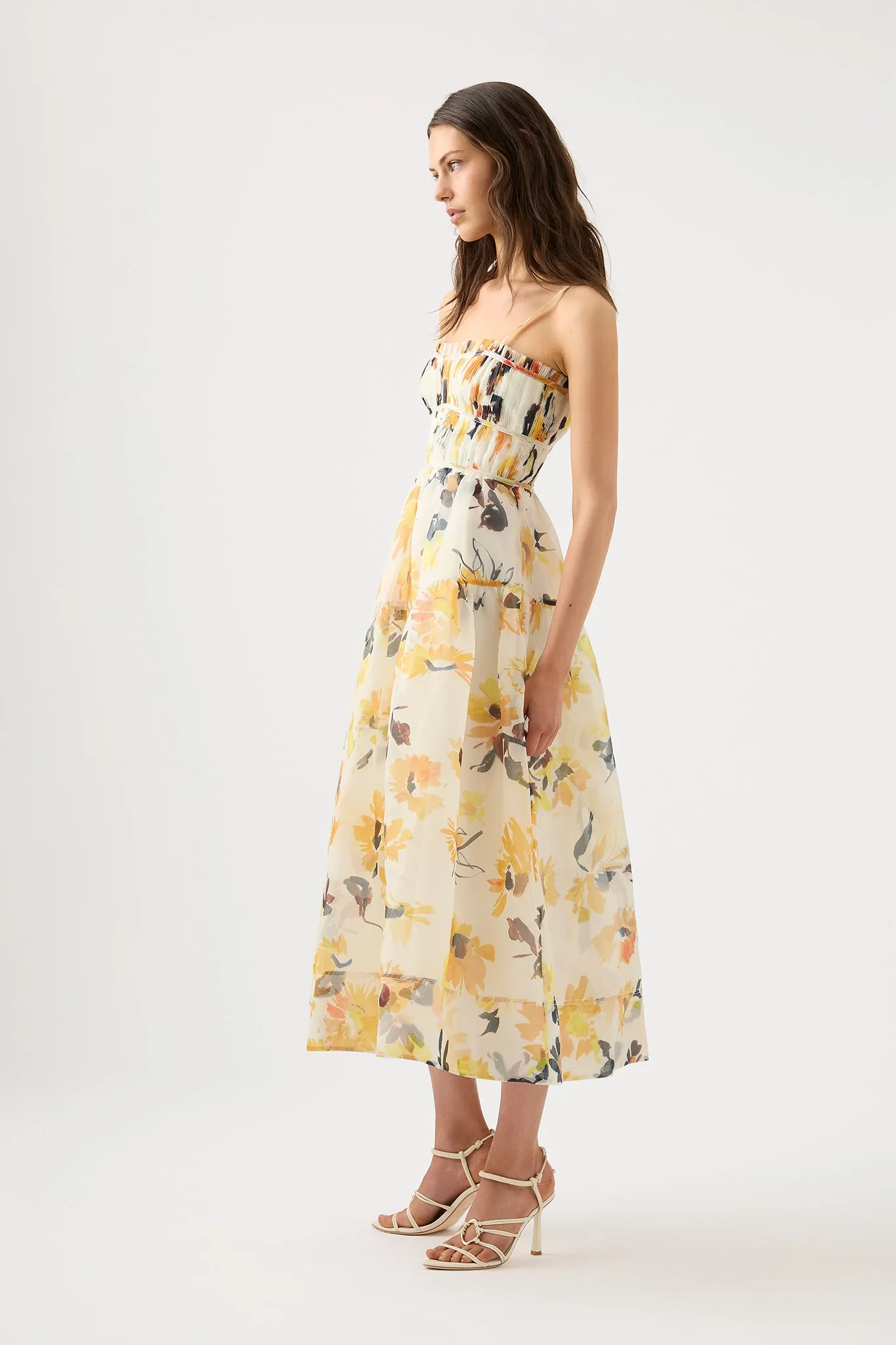 Botanica Cross Back Midi Dress sold by Aje product image thumbnail 5