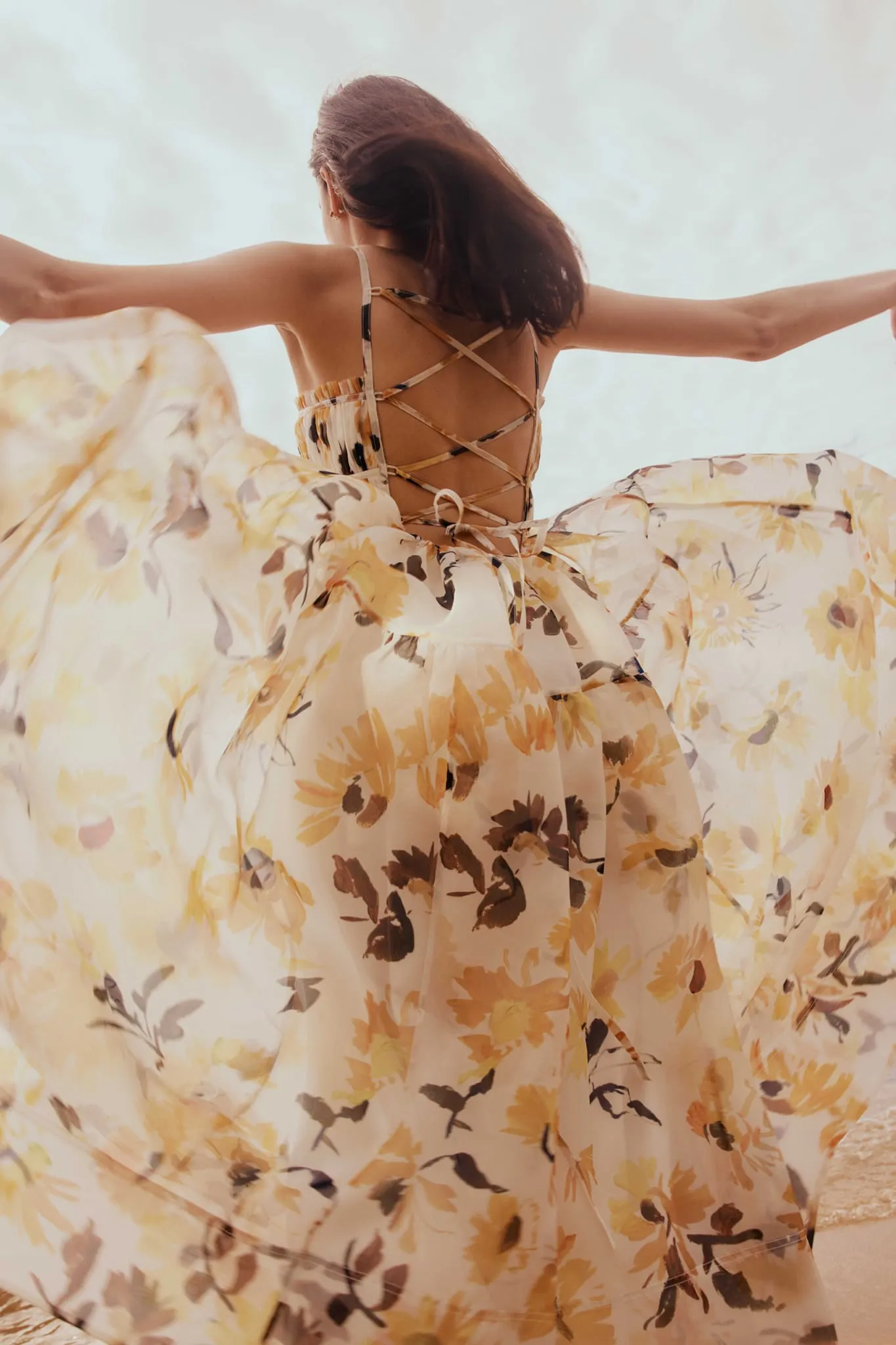 Botanica Cross Back Midi Dress sold by Aje