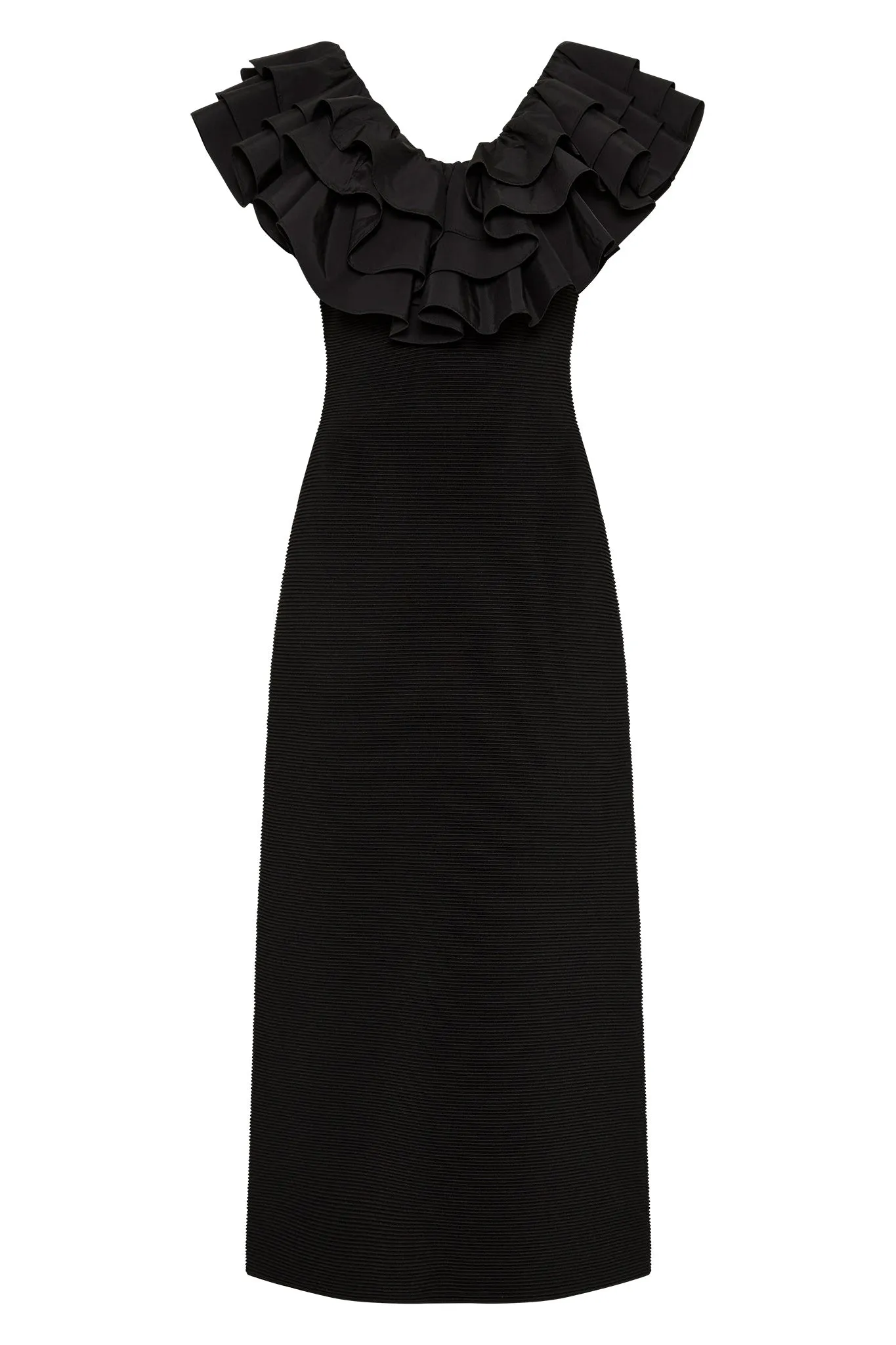 Transcendent Ruffle Midi Dress sold by Aje product image thumbnail 2