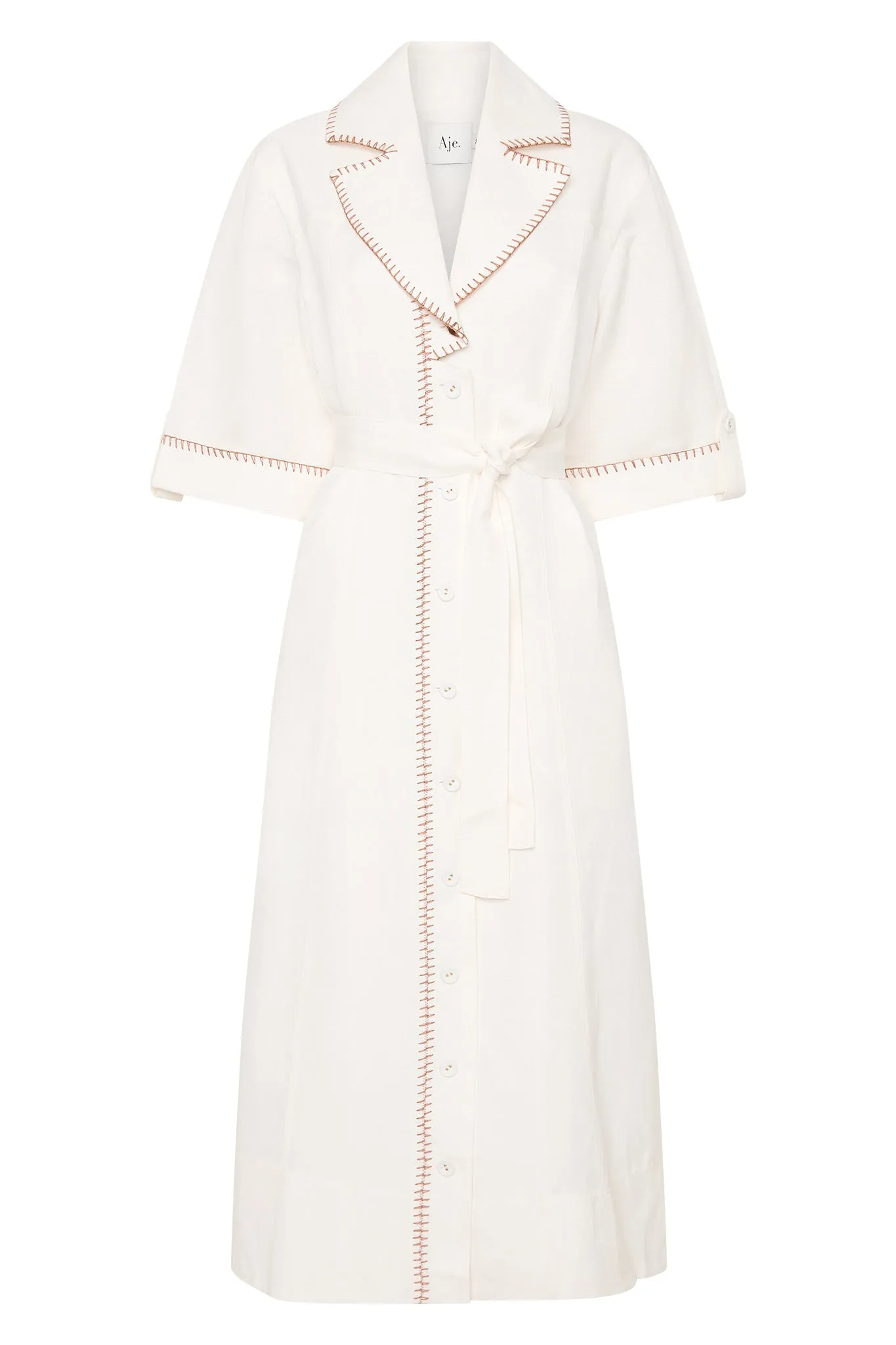 Sahira Barbstitch Midi Dress sold by Aje product image thumbnail 2