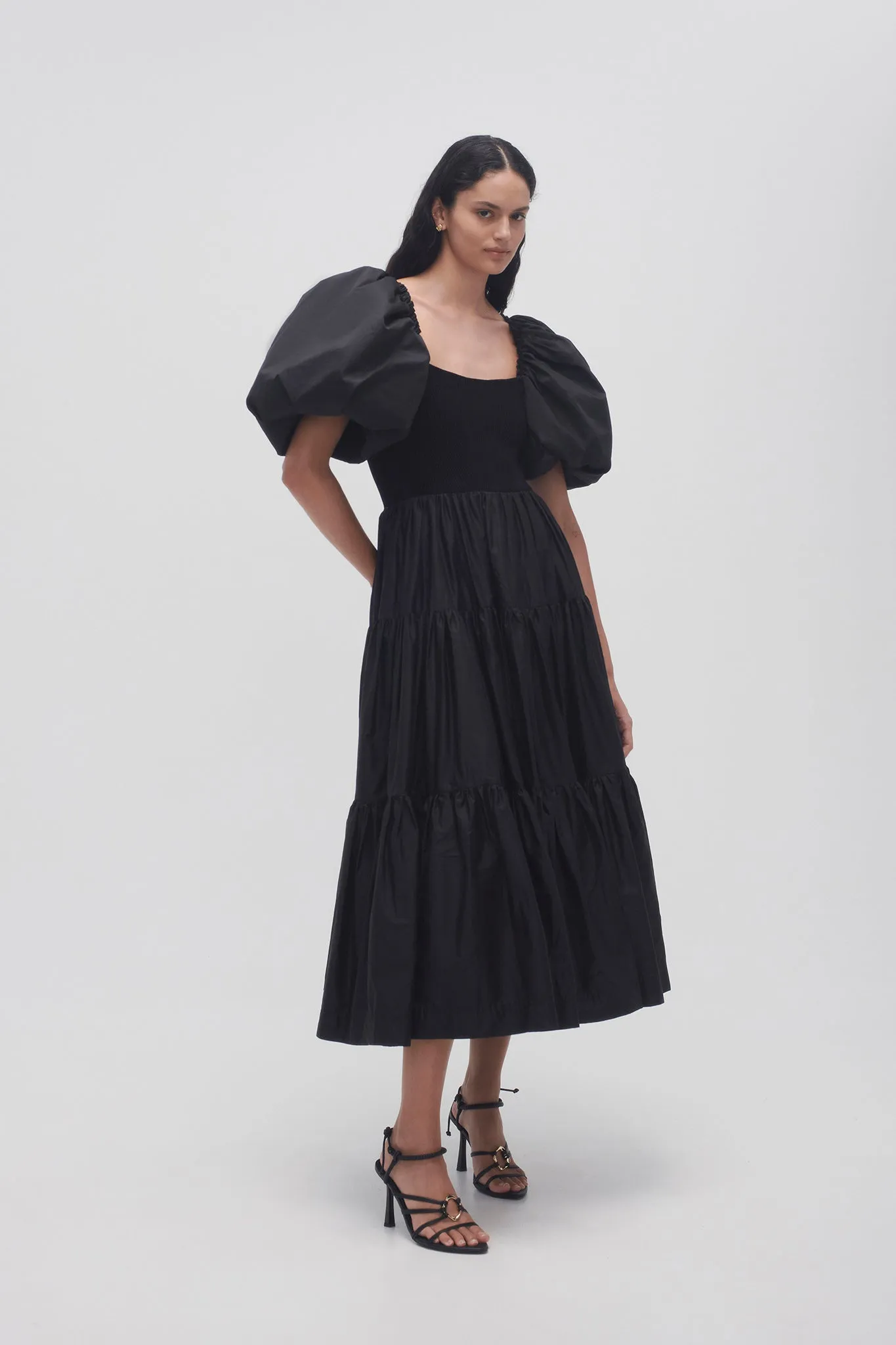 Casa Puff Sleeve Midi Dress sold by Aje product image thumbnail 3