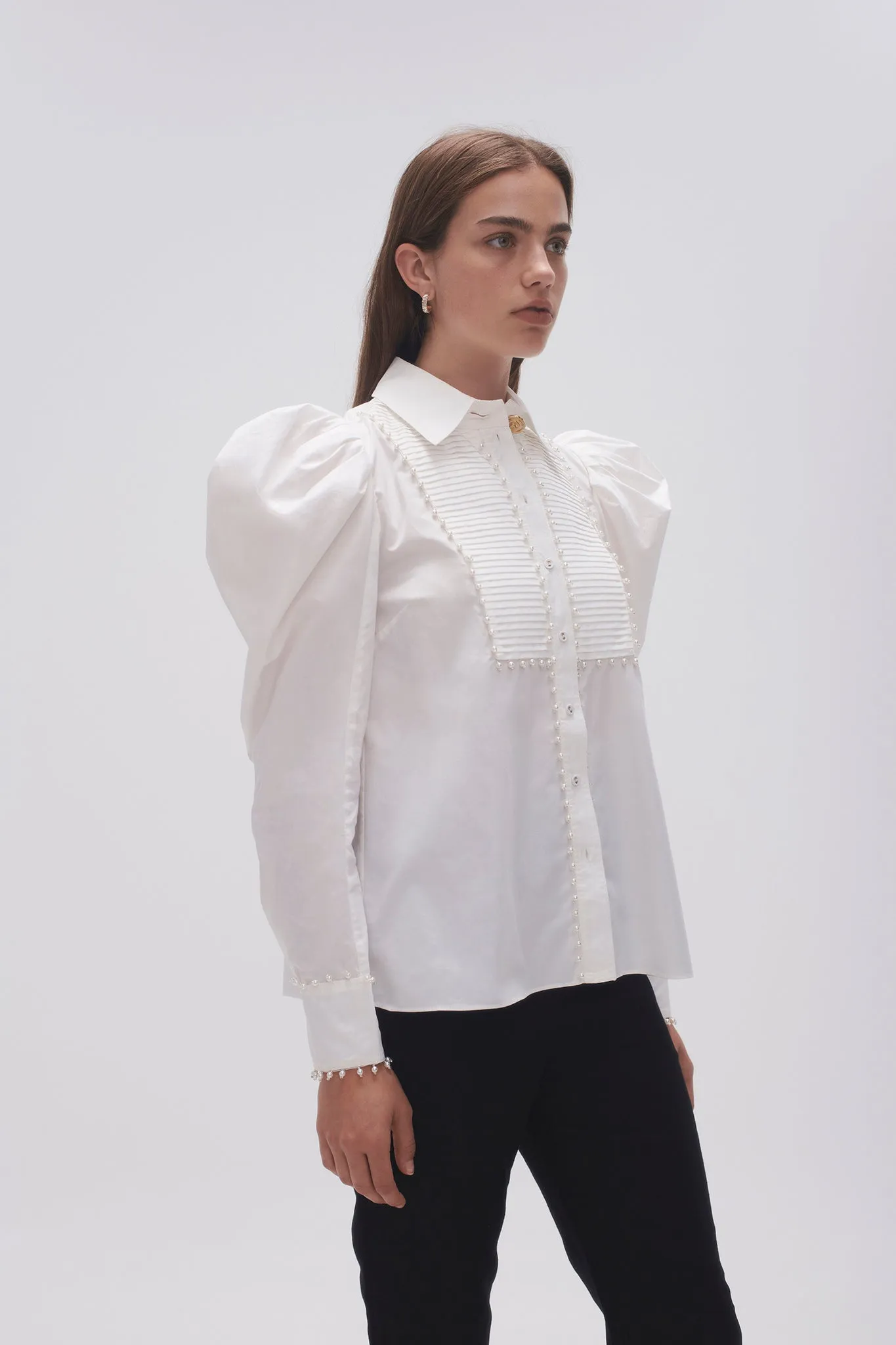 Florence Pearl Trim Blouse sold by Aje product image thumbnail 5