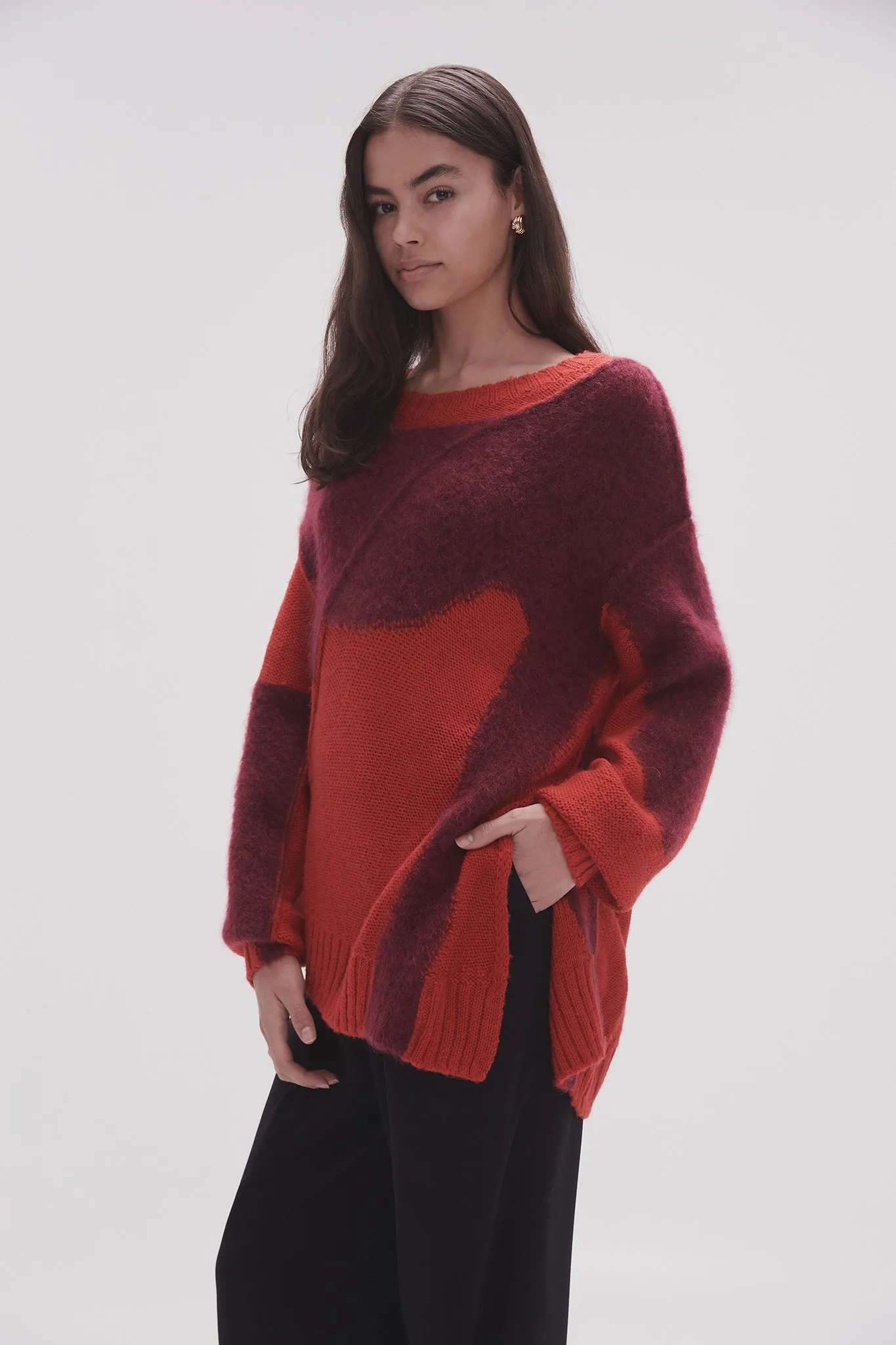 Addie Intarsia Knit Jumper sold by Aje product image thumbnail 4