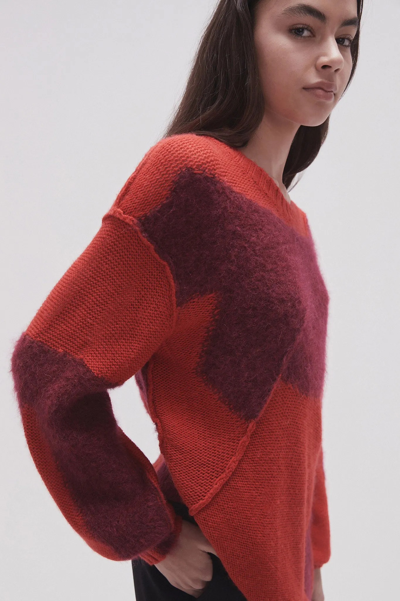 Addie Intarsia Knit Jumper sold by Aje product image thumbnail 3