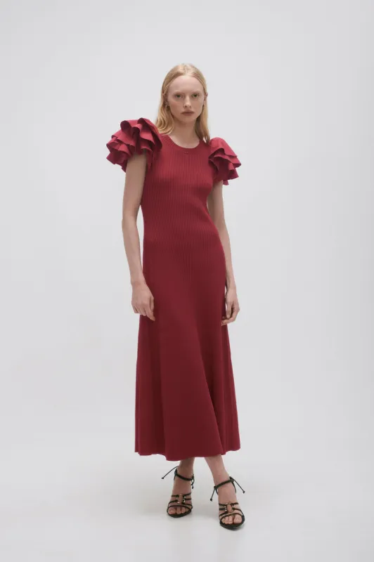 Questa Puff Midi Dress sold by Aje
