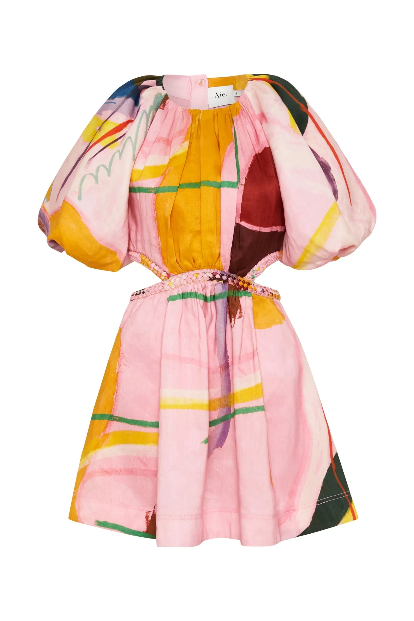 Capucine Puff Sleeve Mini Dress sold by Aje product image thumbnail 2