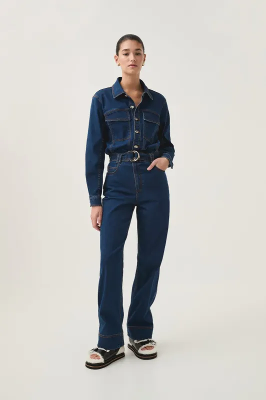 Neo Denim Jumpsuit sold by Aje