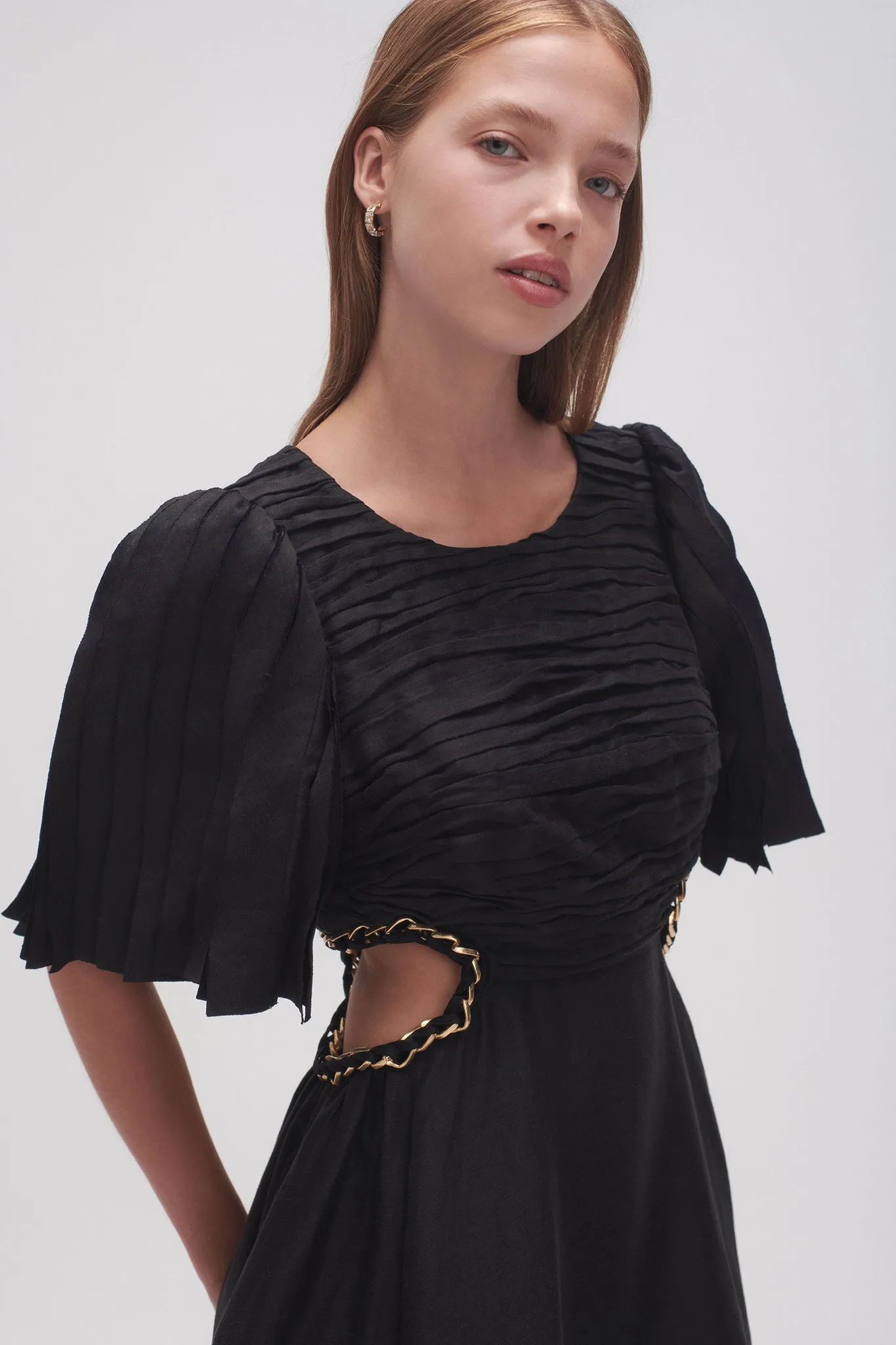 Monica Chainlink Midi Dress sold by Aje product image thumbnail 4