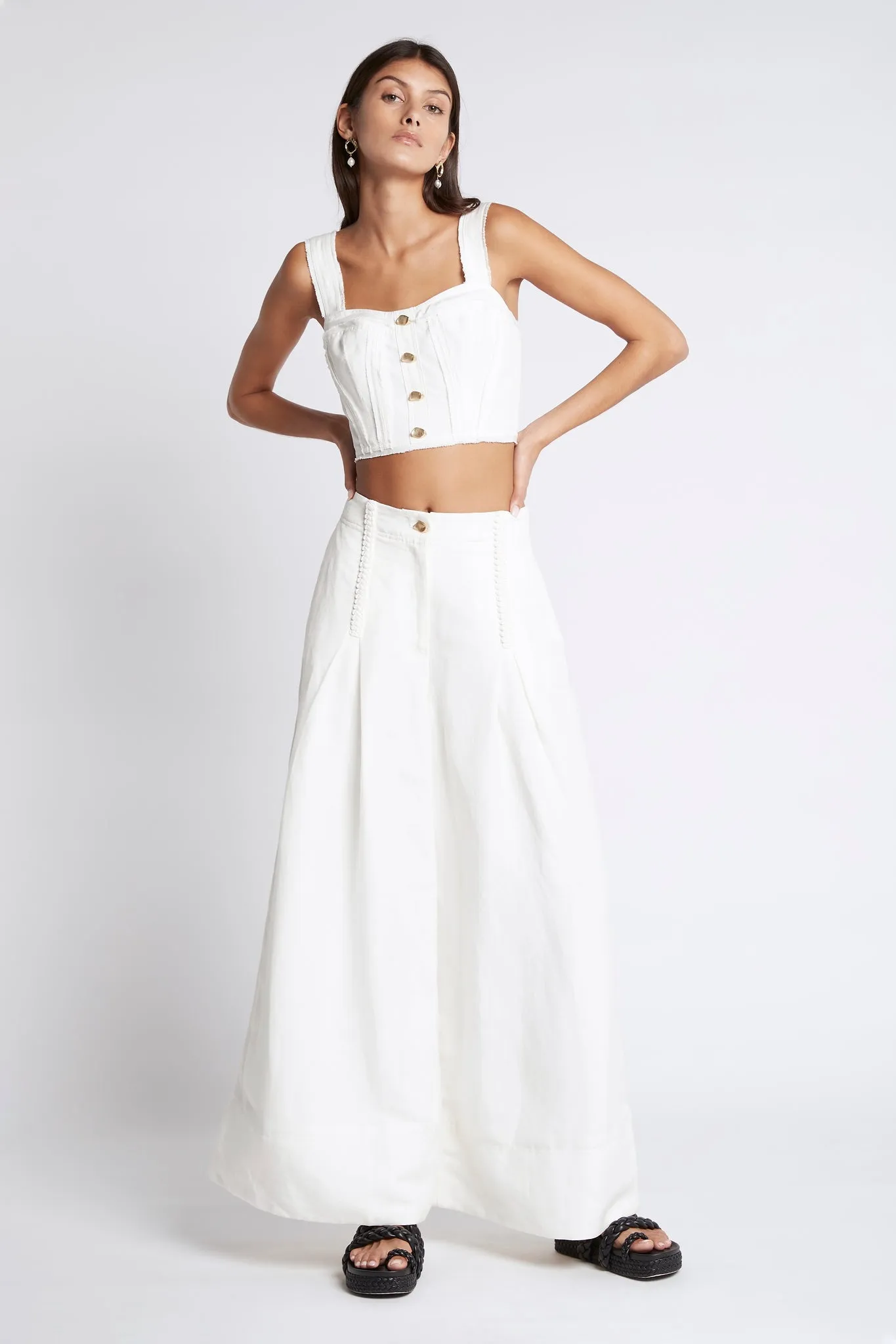 Milos Braided Pant sold by Aje