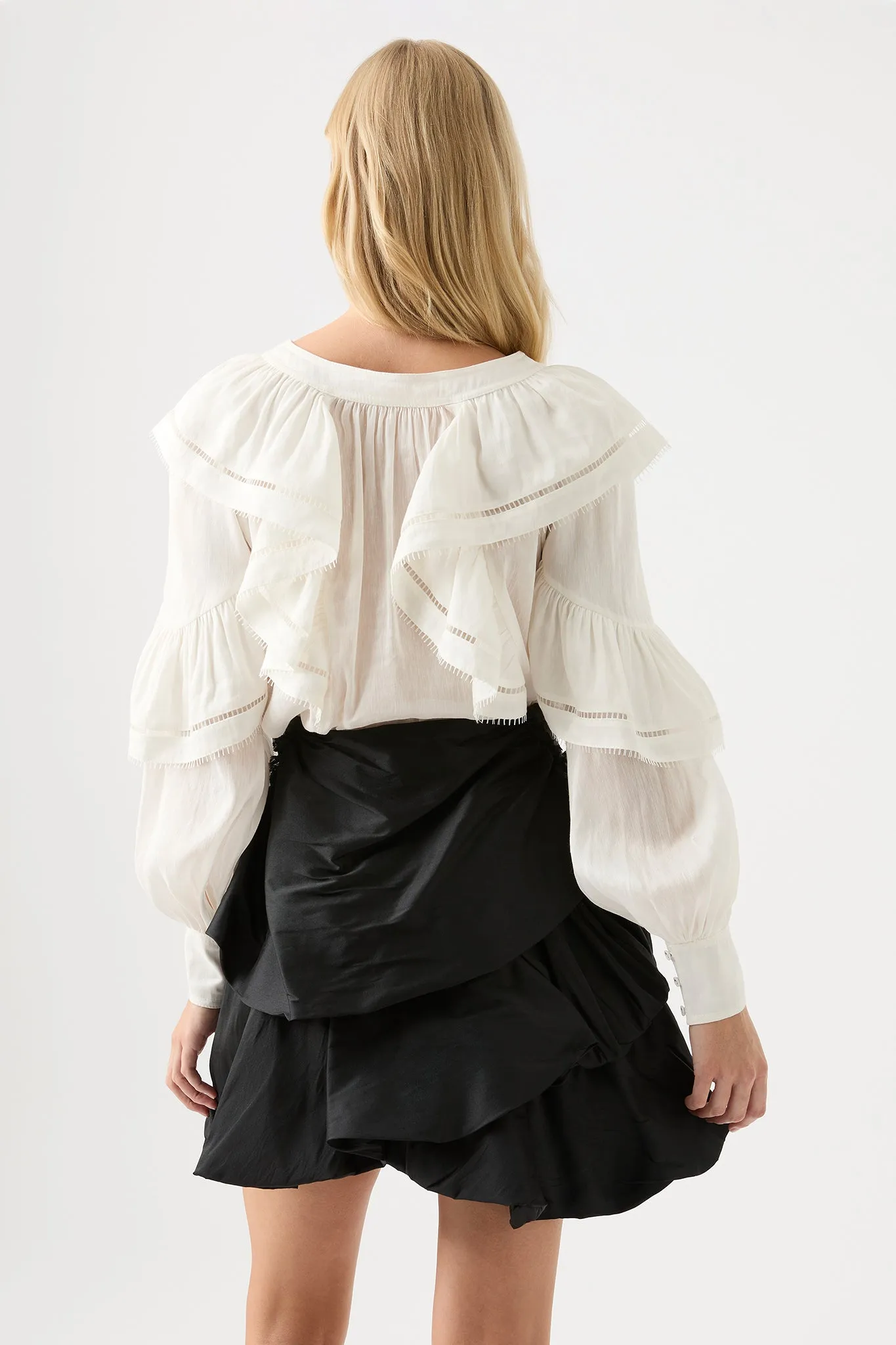 Zoe Ruffle Blouse sold by Aje product image thumbnail 5