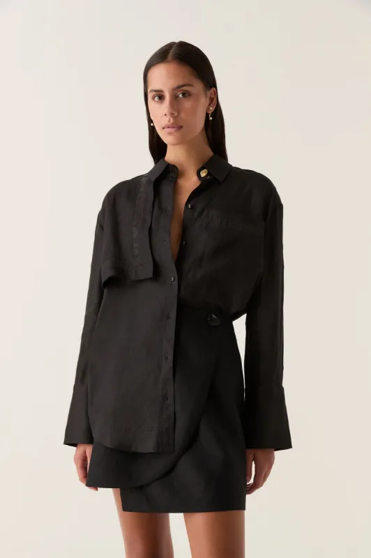 Reframe Oversized Logo Shirt sold by Aje
