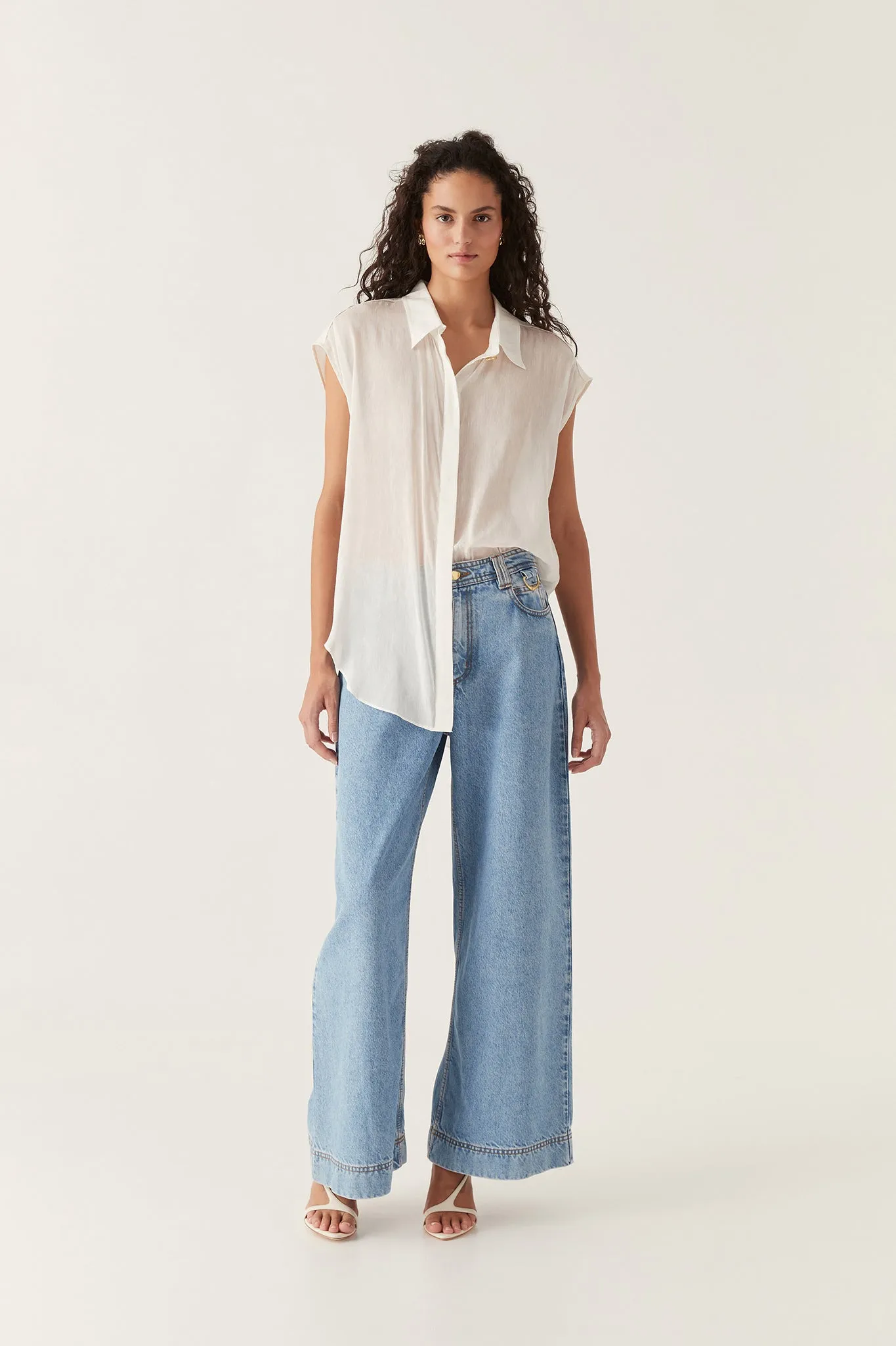 Solana Sleeveless Shirt sold by Aje product image thumbnail 5