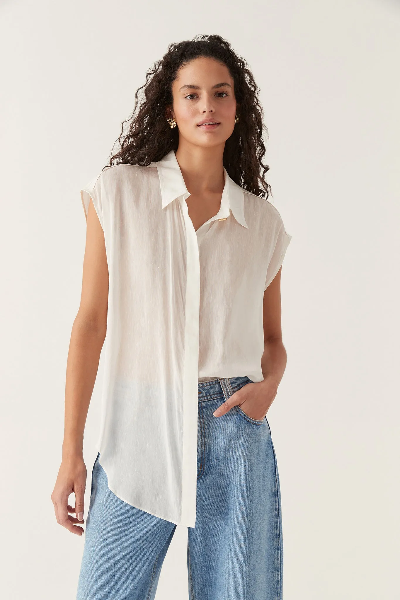 Solana Sleeveless Shirt sold by Aje product image thumbnail 3