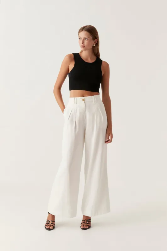 Vista High Waist Wide Leg Pant sold by Aje