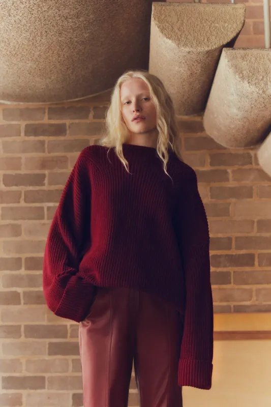 Perry Chunky Oversized Jumper sold by Aje
