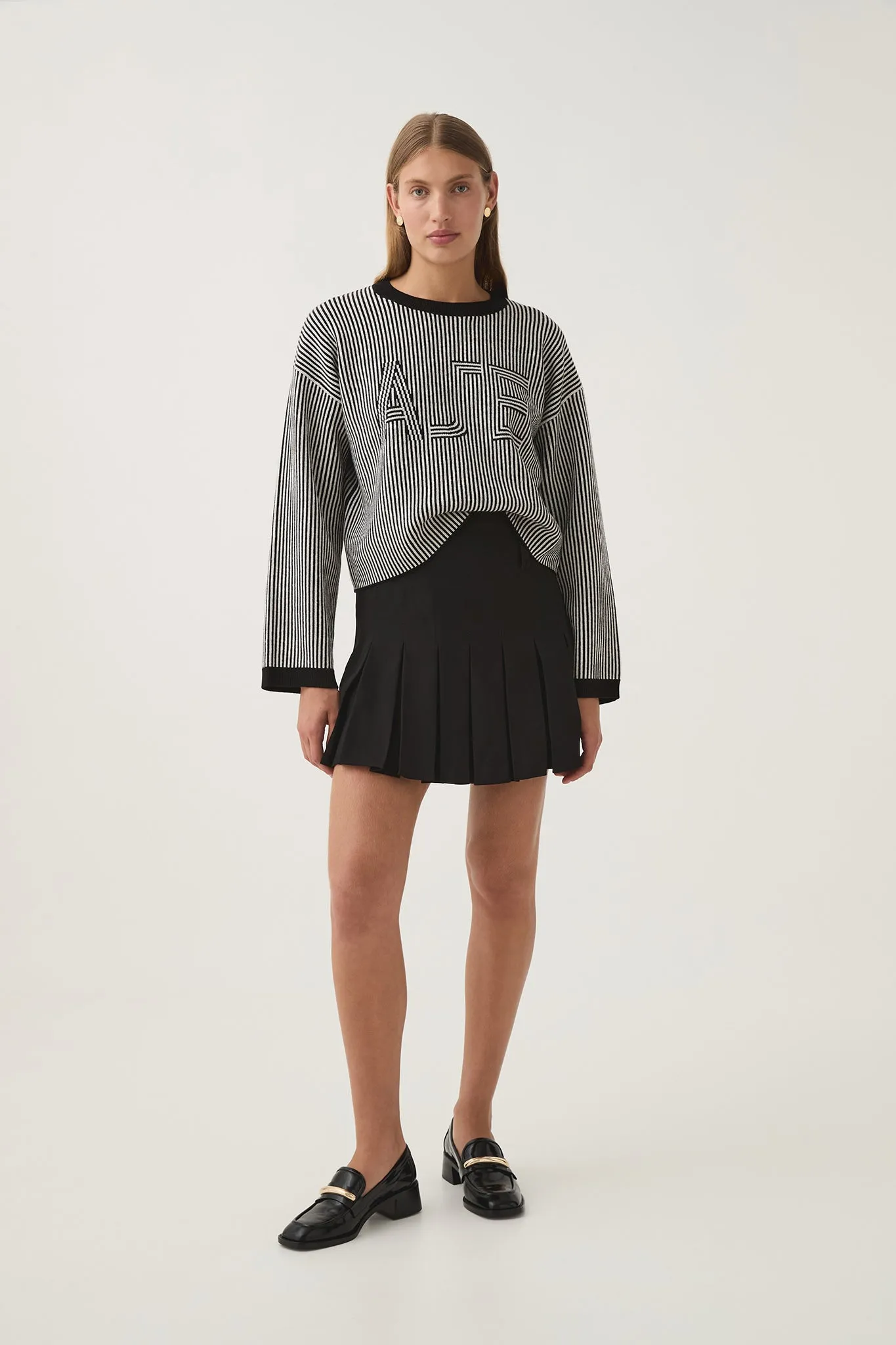 Sutton Stripe Logo Knit sold by Aje product image thumbnail 3