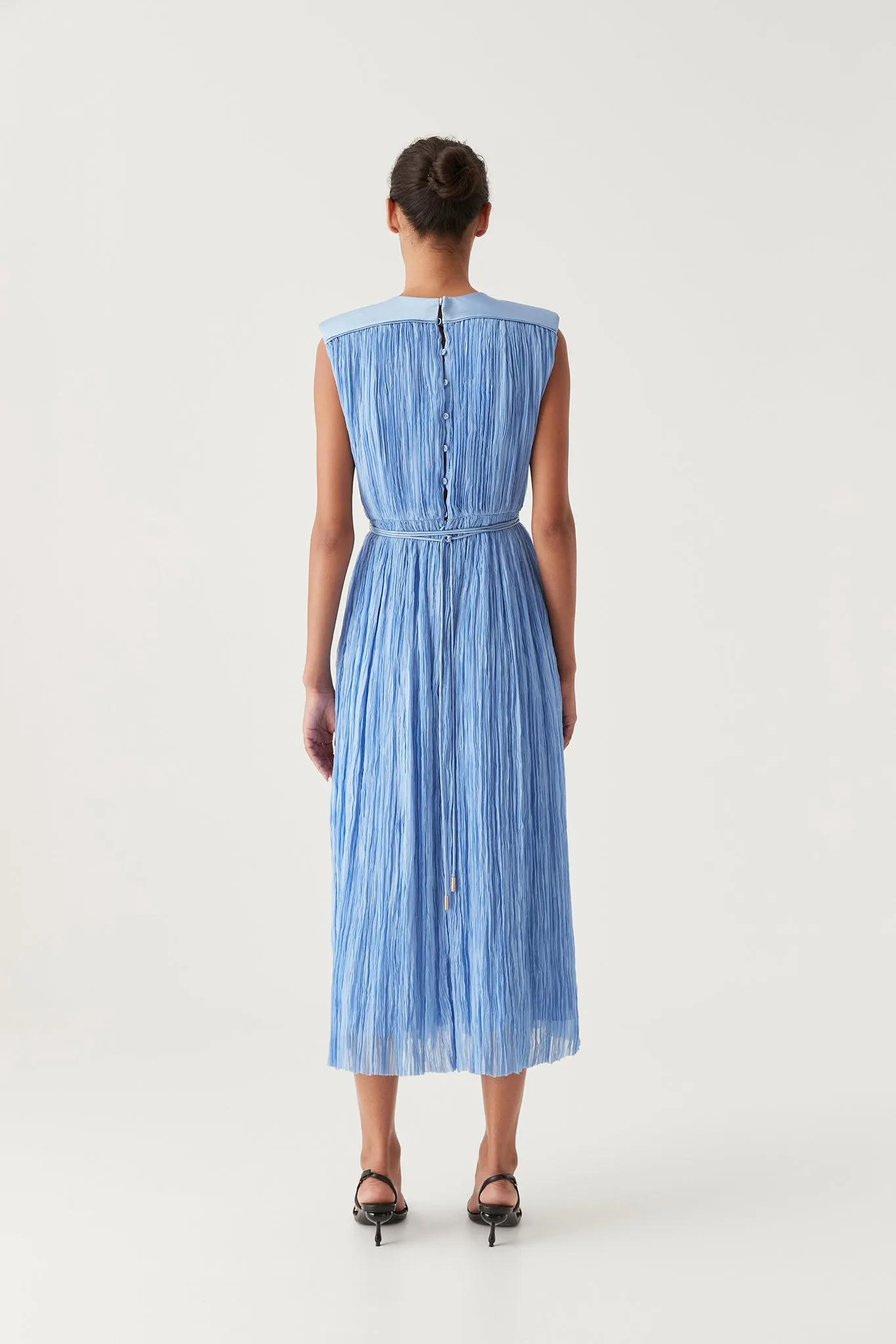 Solstice Pleated Midi Dress sold by Aje product image thumbnail 5