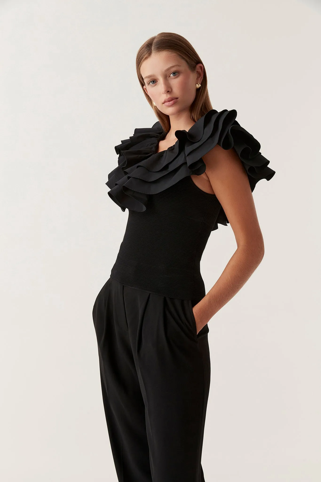 Transcendent Ruffle Top sold by Aje product image thumbnail 5