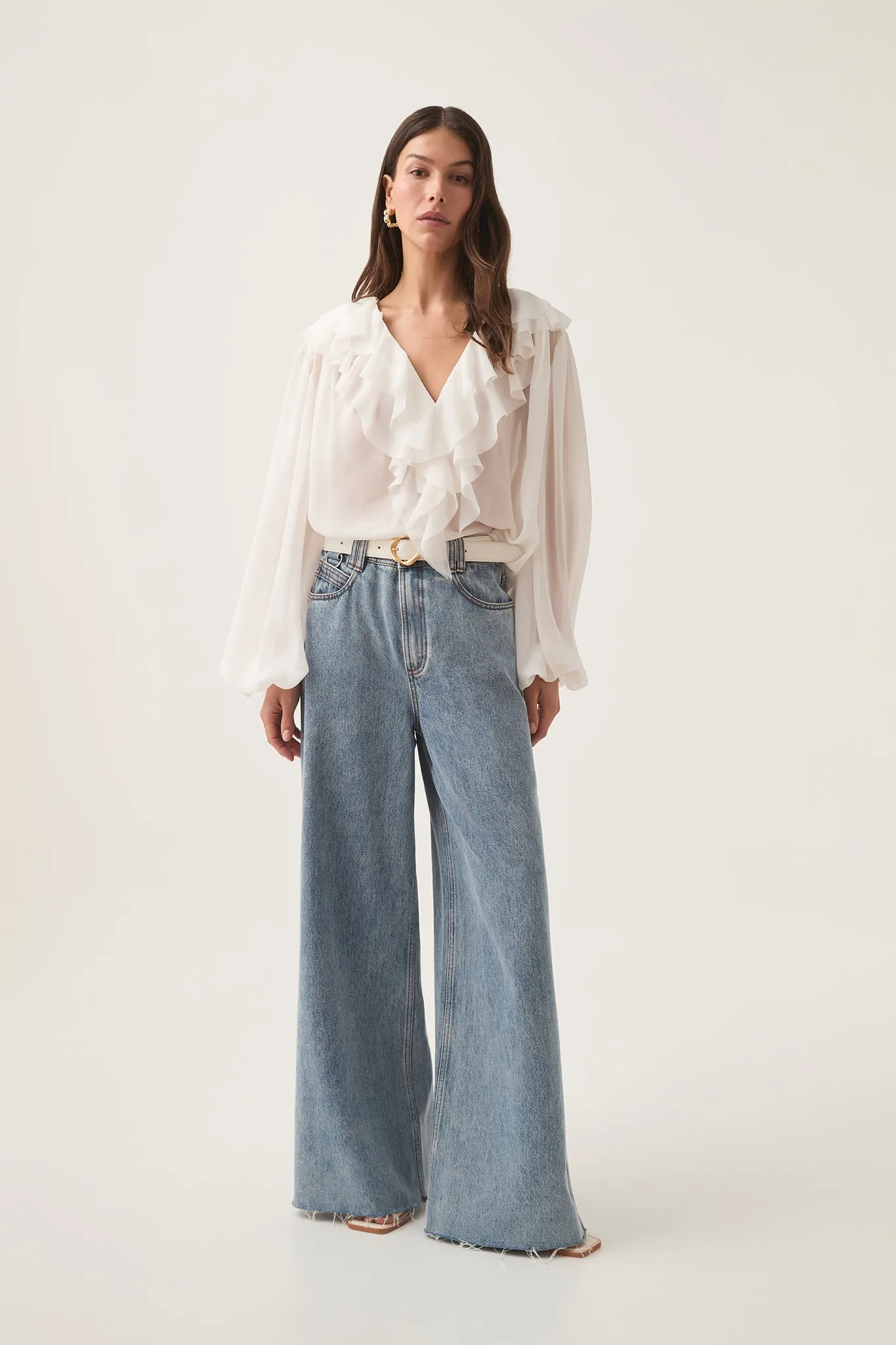 Tabitha Pom Pom Blouse sold by Aje product image thumbnail 3