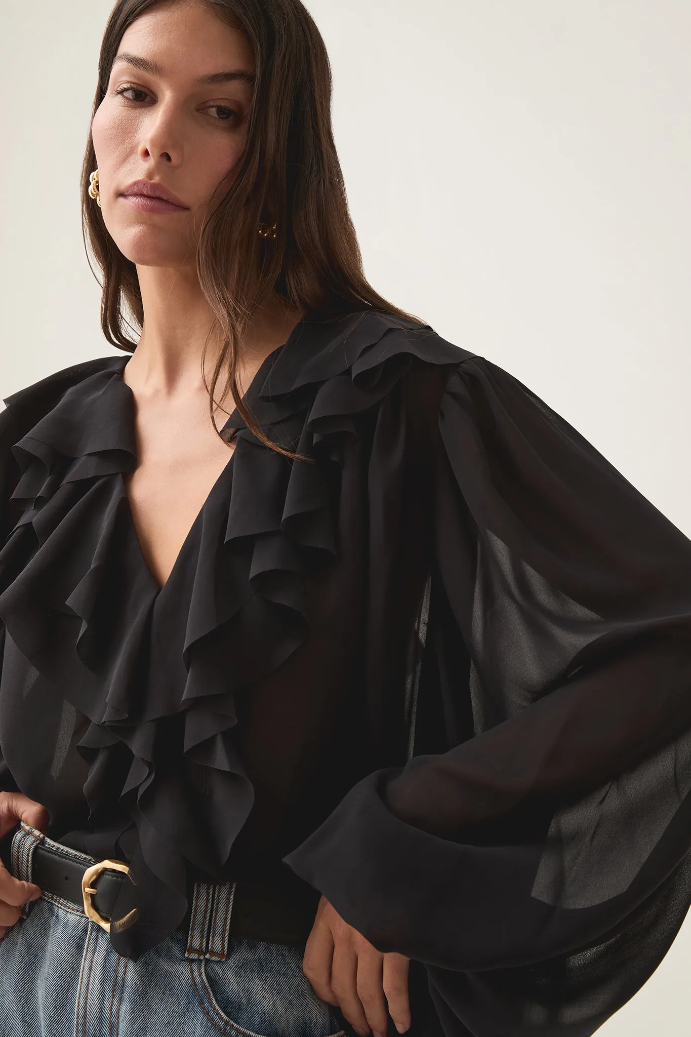 Tabitha Pom Pom Blouse sold by Aje product image thumbnail 4