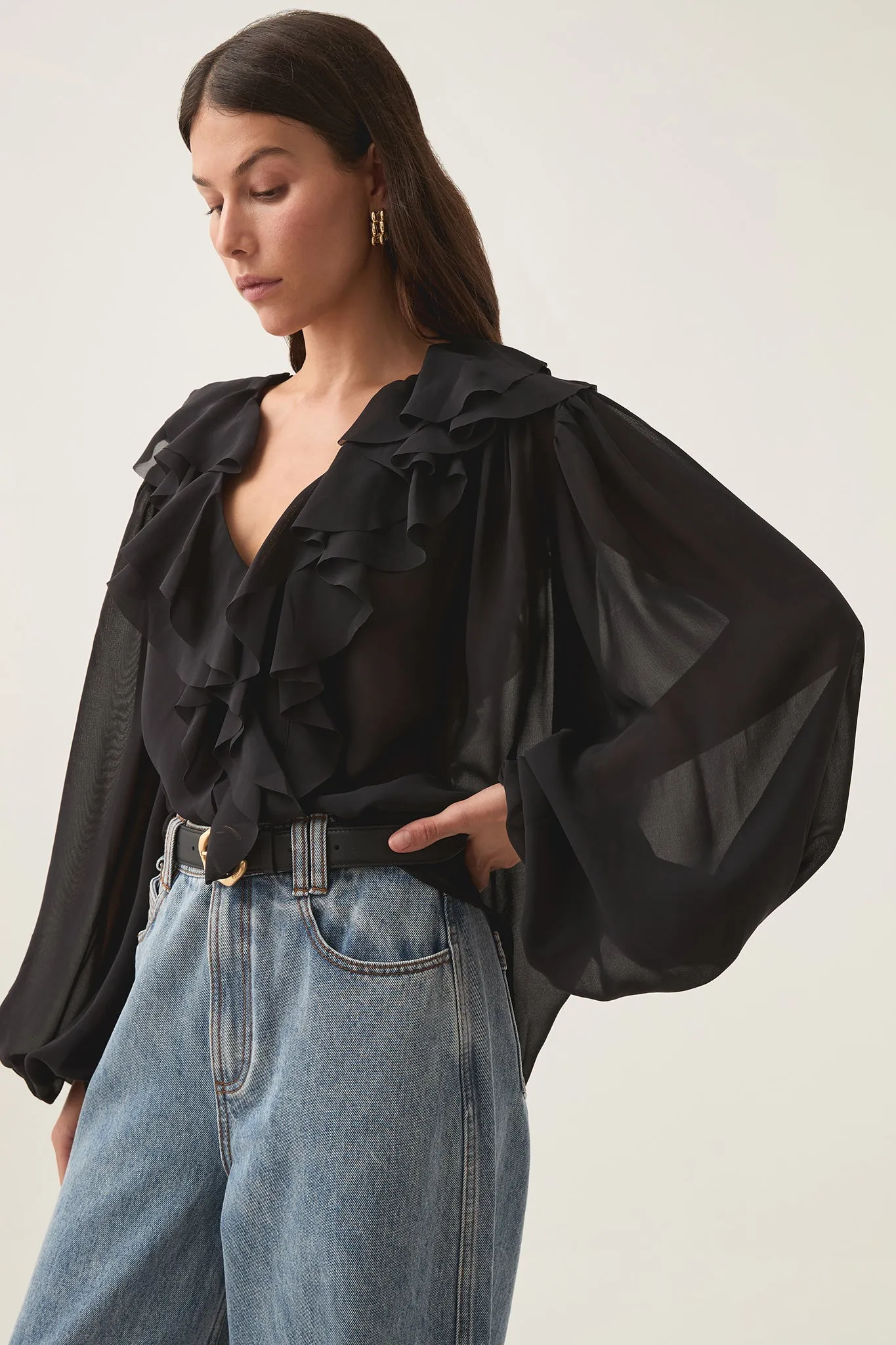 Tabitha Pom Pom Blouse sold by Aje product image thumbnail 5