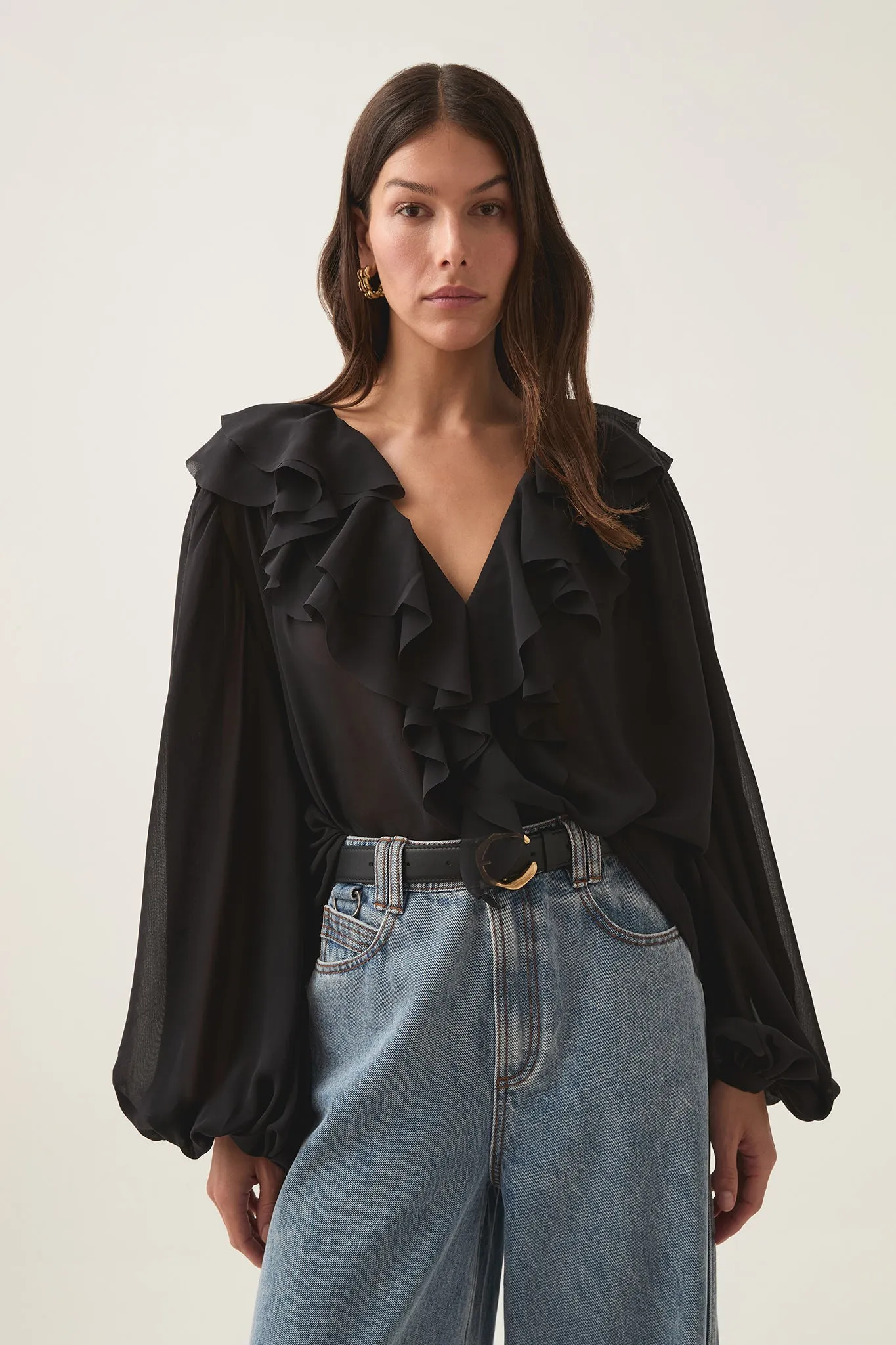 Tabitha Pom Pom Blouse sold by Aje product image thumbnail 3