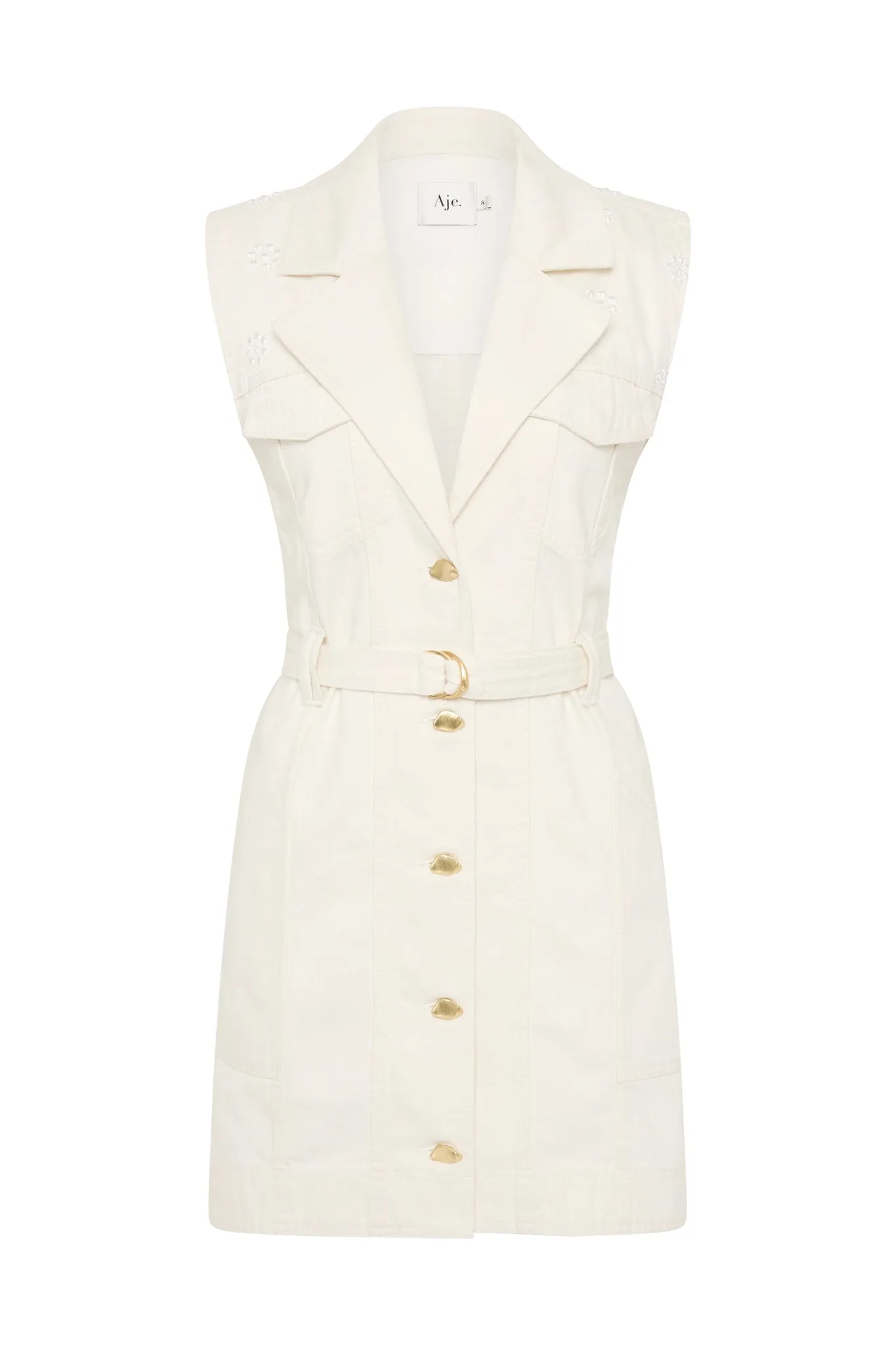 Ren Denim Mini Dress sold by Aje product image thumbnail 2