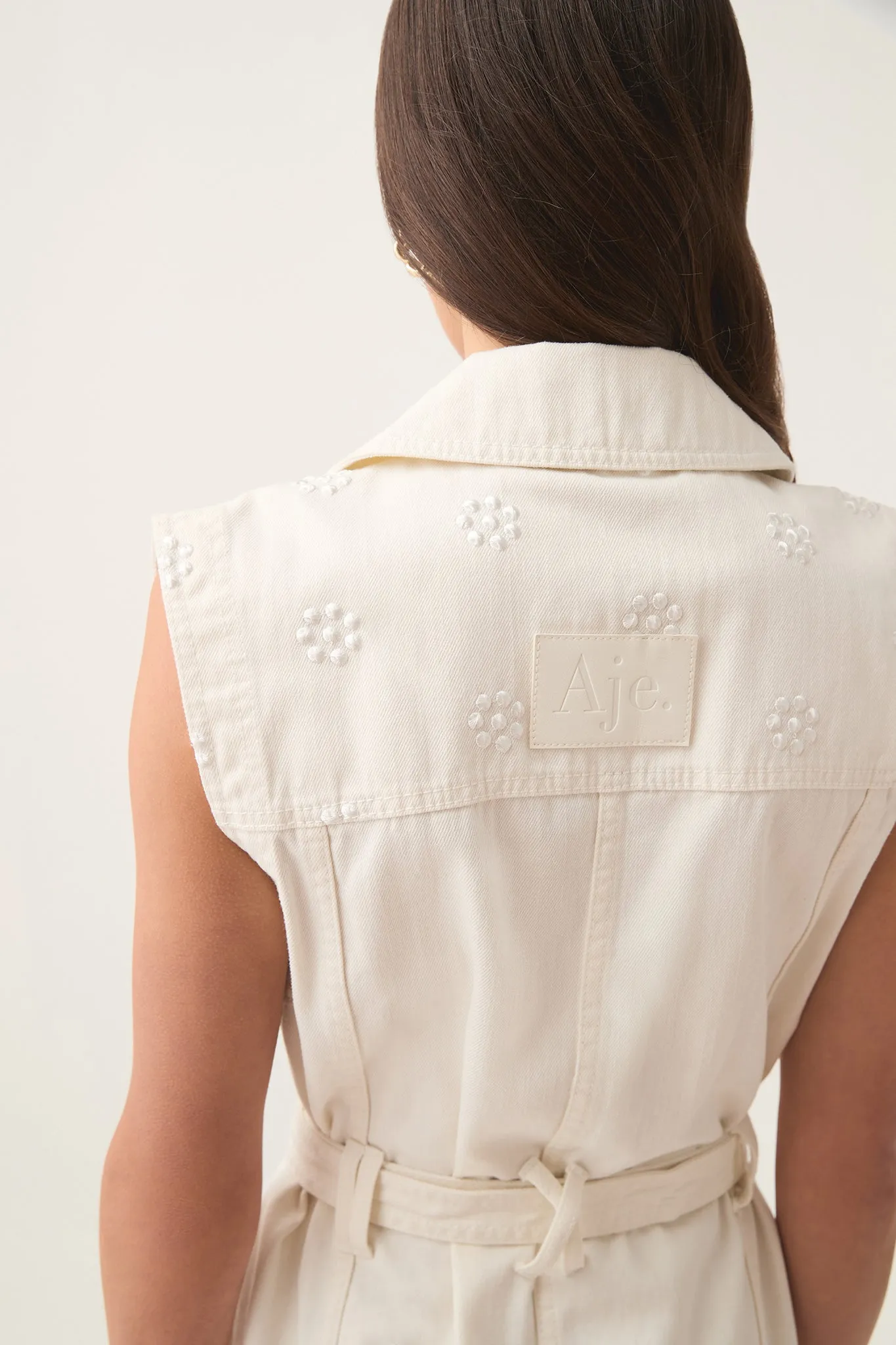 Ren Denim Mini Dress sold by Aje product image thumbnail 4