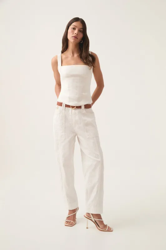 Ren Barrel Leg Jeans sold by Aje