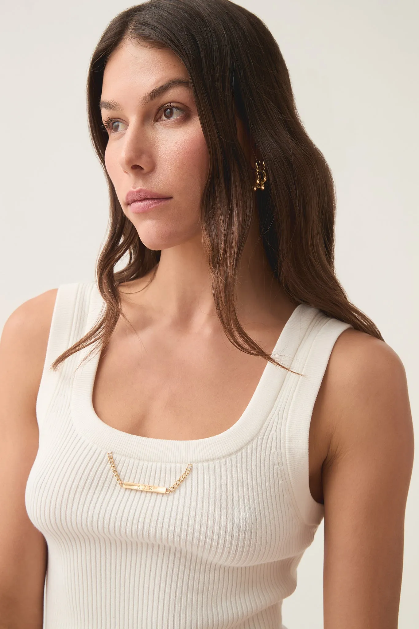 Estella Cropped Knit Tank sold by Aje product image thumbnail 4