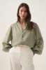 Athena Smocked Blouse sold by Aje