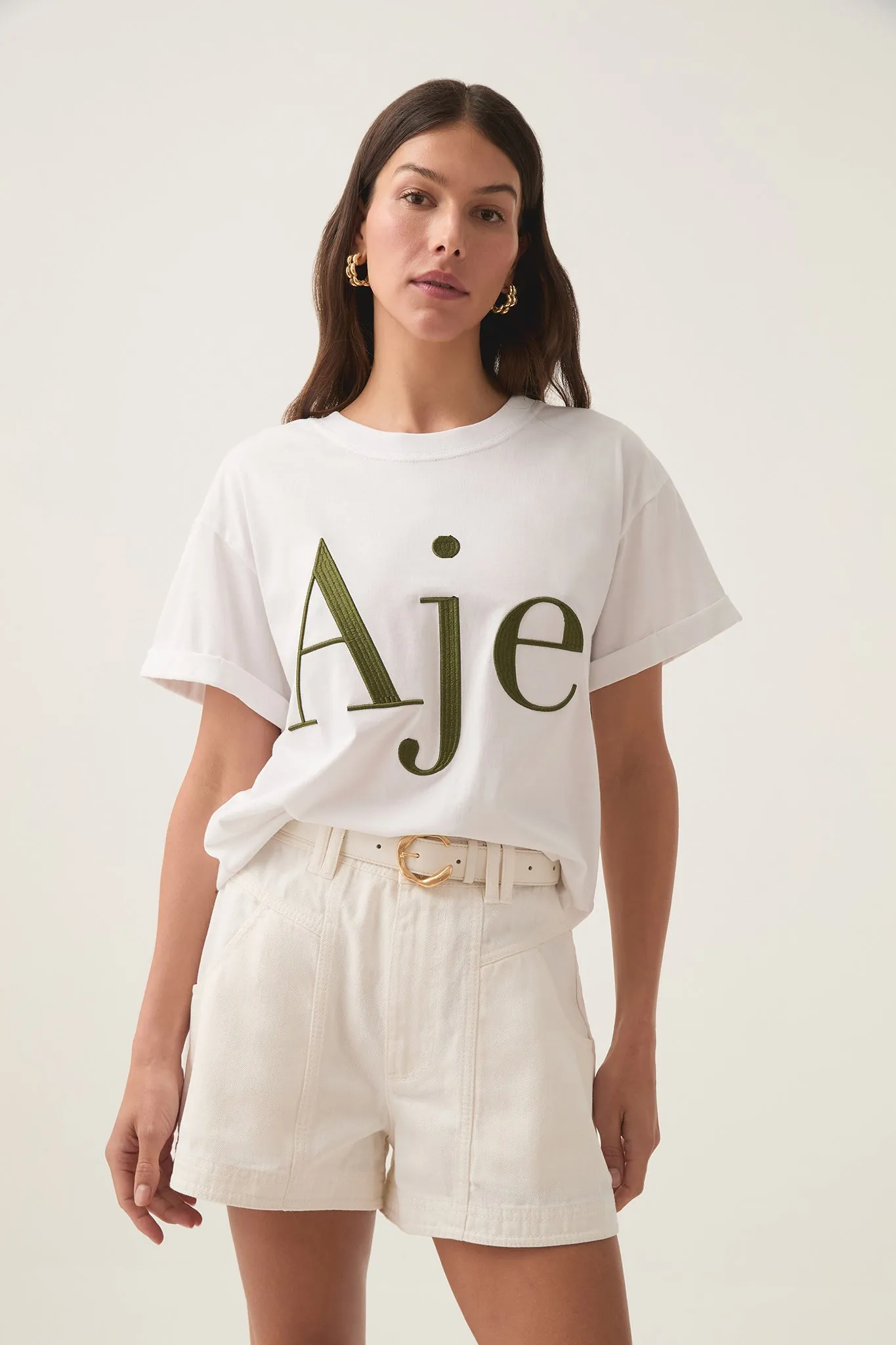 Alice Embroidered Logo Tee sold by Aje product image thumbnail 3