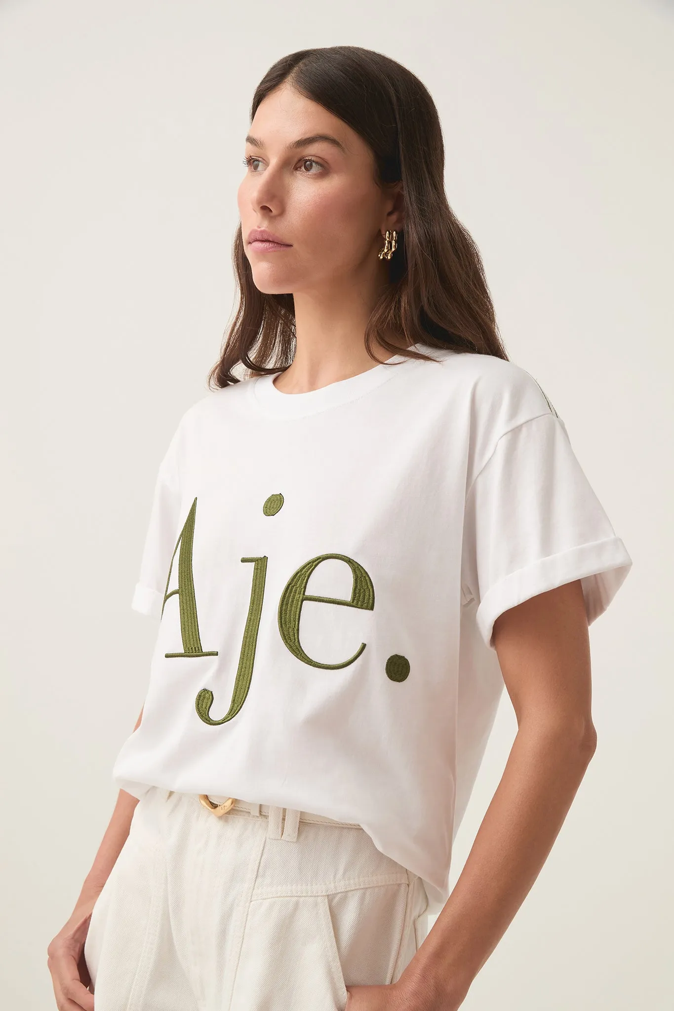 Alice Embroidered Logo Tee sold by Aje product image thumbnail 5