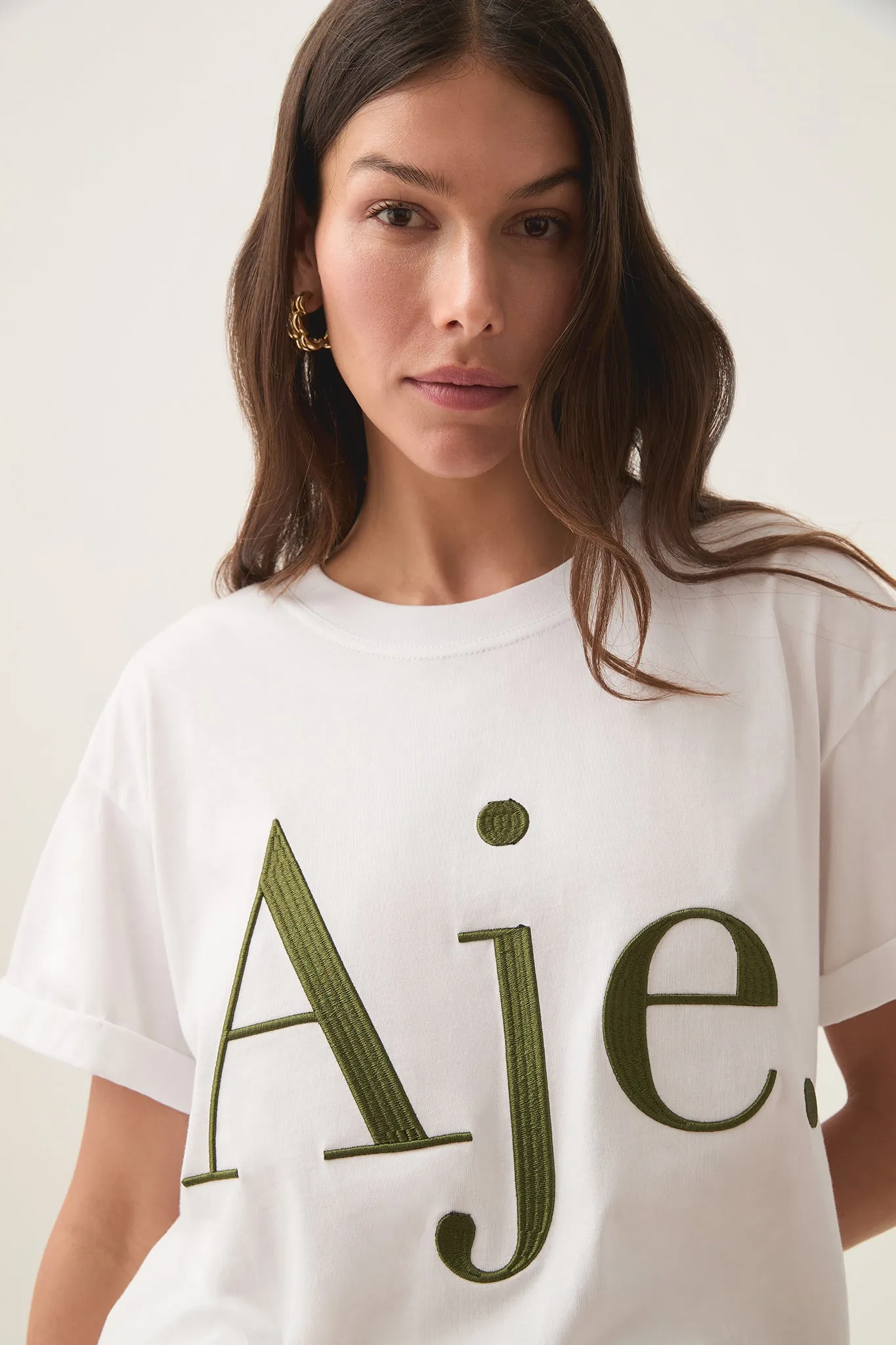 Alice Embroidered Logo Tee sold by Aje product image thumbnail 4
