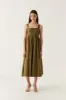 Nova Tie Back Midi Dress sold by Aje