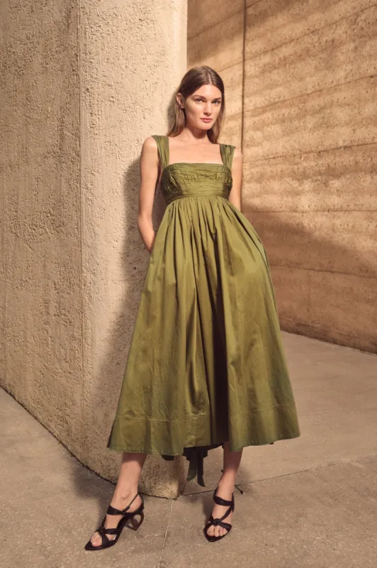 Nova Tie Back Midi Dress sold by Aje