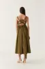 Nova Tie Back Midi Dress sold by Aje
