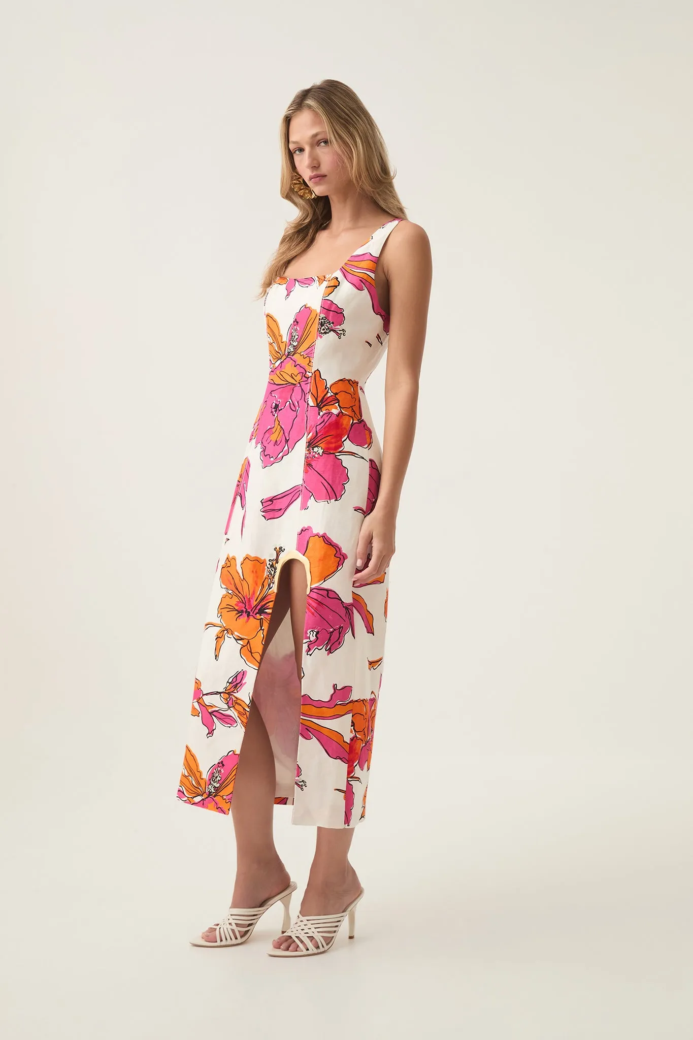 Flourish Midi Dress sold by Aje product image thumbnail 4