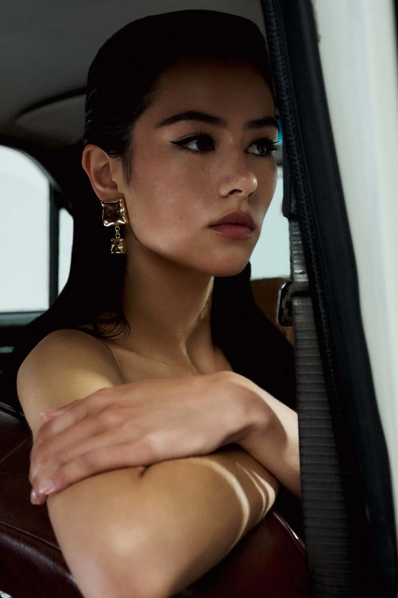 Theia Drop Earrings sold by Aje